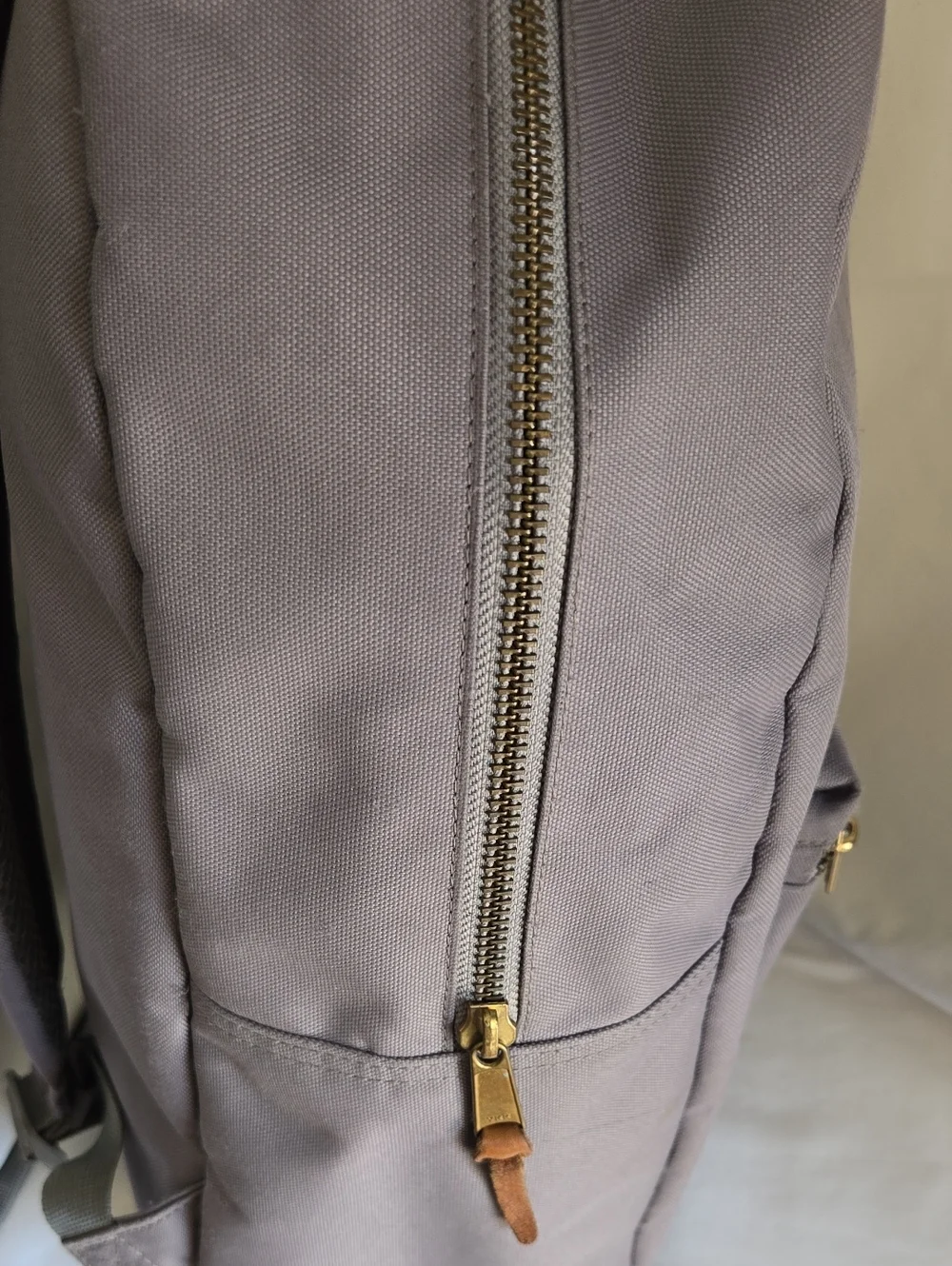 Herschel Supply Company Gray Backpack with Gold Hardware